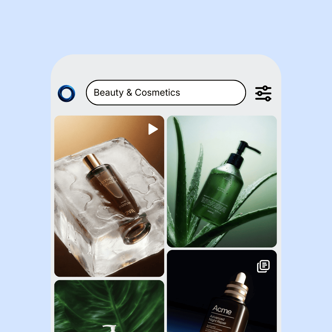 Discover products and brands contease ui image